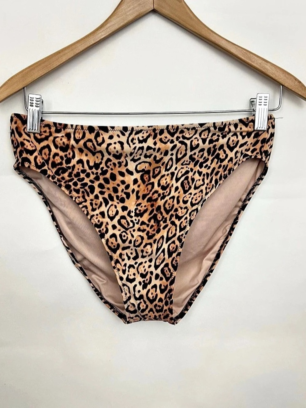 Victoria's Secret Leopard Cheetah Print  Bikini Bottom Brown & Black Medium